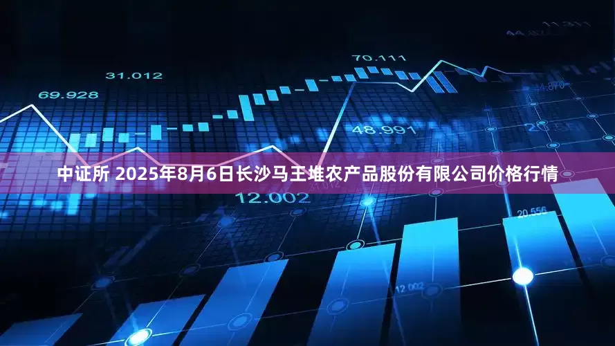 中证所 2025年8月6日长沙马王堆农产品股份有限公司价格行情